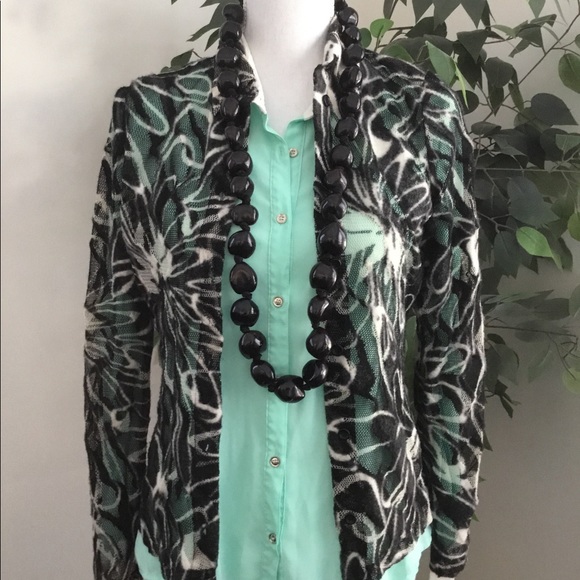 Sheer Black Top - Picture 1 of 7